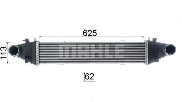 CI 356 000P KNECHT/MAHLE Интеркулер (фото 10)