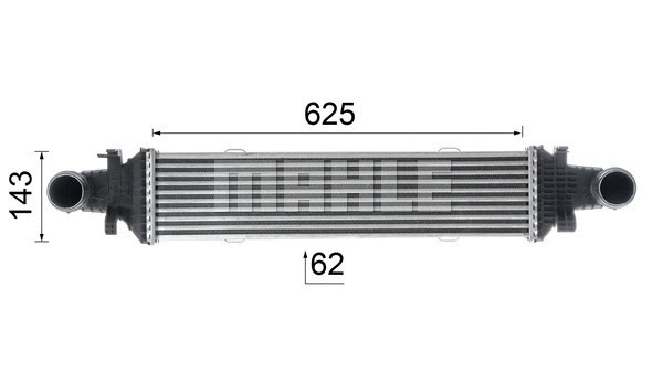 CI 357 000P KNECHT/MAHLE Интеркулер (фото 7)