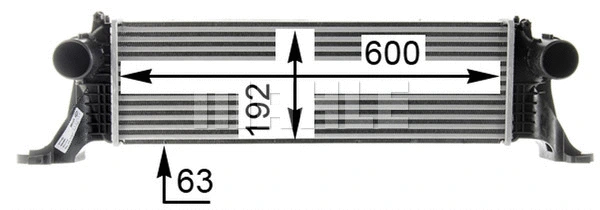 CI 370 000P KNECHT/MAHLE Интеркулер (фото 7)