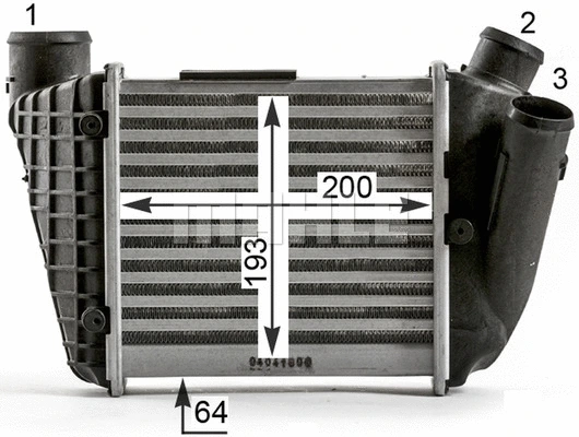 CI 429 000P KNECHT/MAHLE Интеркулер (фото 4)