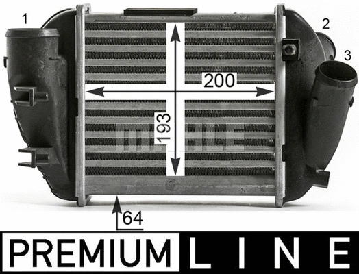 CI 430 000P KNECHT/MAHLE Интеркулер (фото 5)