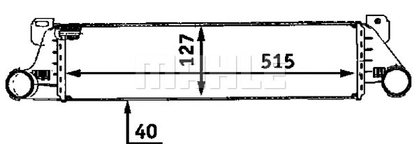 CI 49 000P KNECHT/MAHLE Интеркулер (фото 1)