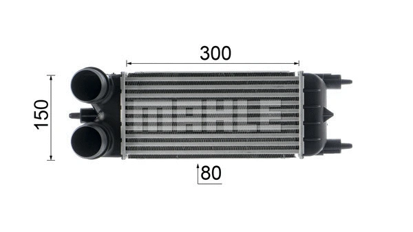 CI 525 000P KNECHT/MAHLE Интеркулер (фото 5)