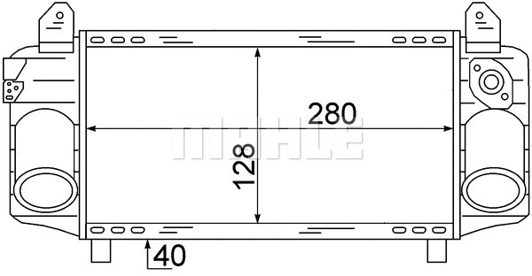 CI 72 000S KNECHT/MAHLE Интеркулер (фото 1)