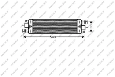 FT113N001 PRASCO Интеркулер (фото 1)