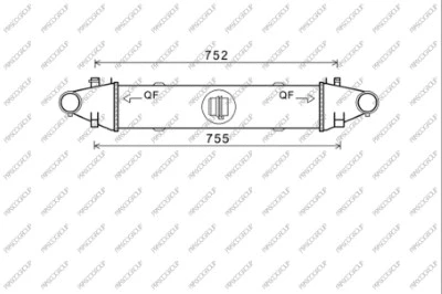 ME029N002 PRASCO Интеркулер (фото 1)