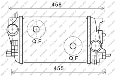 OP354N001 PRASCO Интеркулер (фото 1)