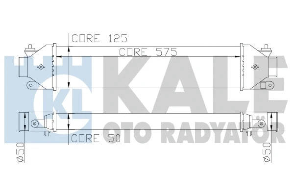 346400 KALE OTO RADYATÖR Интеркулер (фото 1)