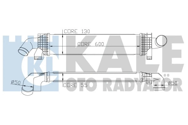346900 KALE OTO RADYATÖR Интеркулер (фото 1)