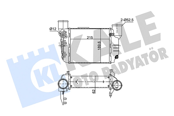 352445 KALE OTO RADYATÖR Интеркулер (фото 1)