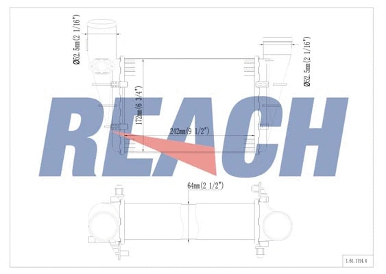 1.61.1114.4 REACH Интеркулер (фото 1)