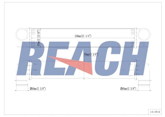 1.61.1270.4G REACH Интеркулер (фото 1)