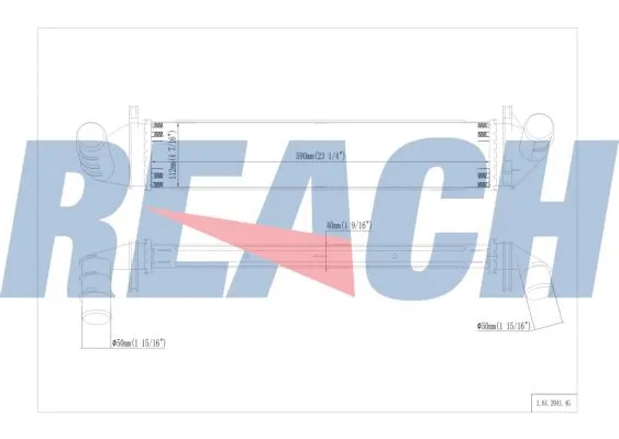 1.61.2041.4G REACH Интеркулер (фото 1)