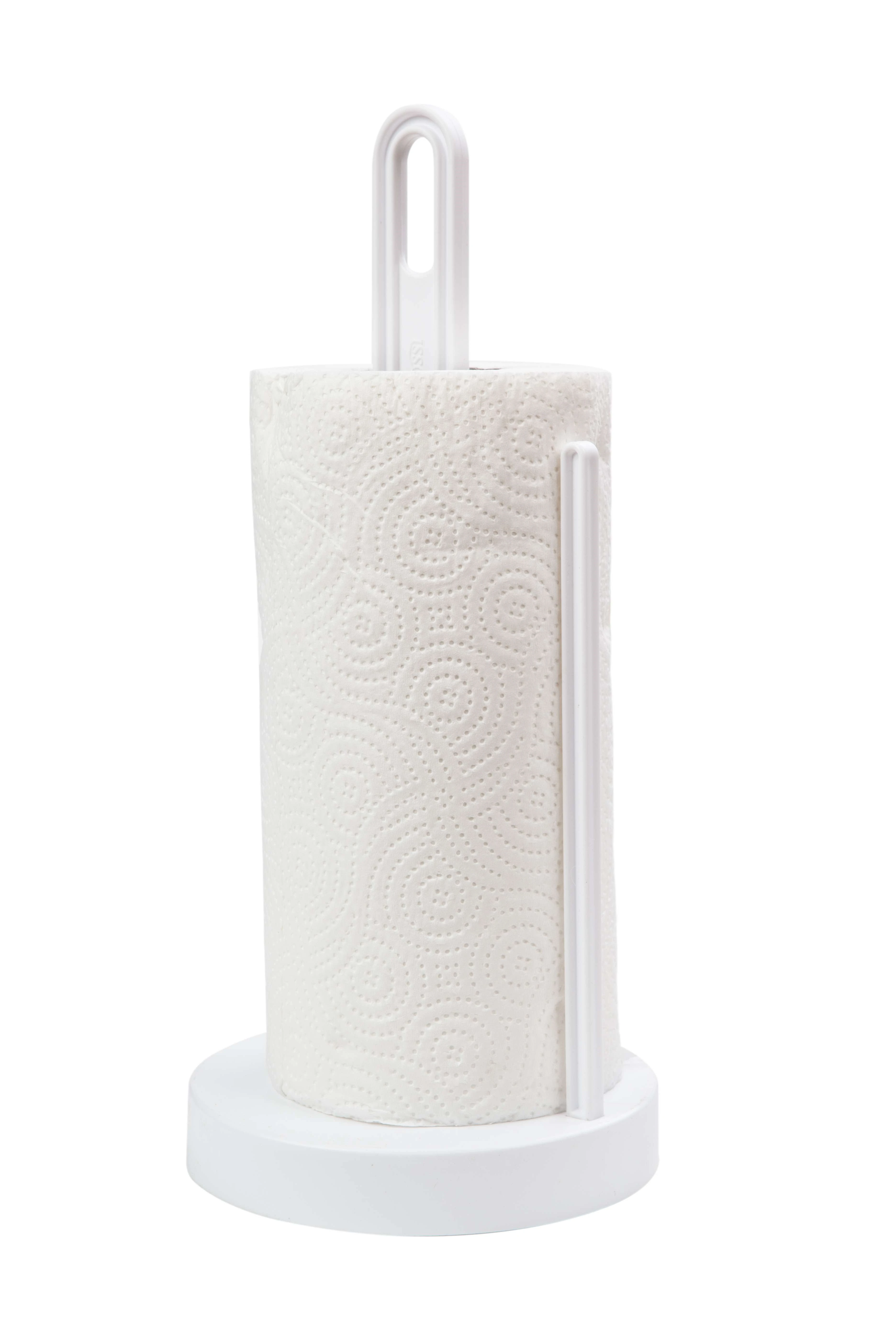 АС19301000 BEROSSI Держатель для бумажных полотенец пластиковый Solo снежно-белый (фото 2)