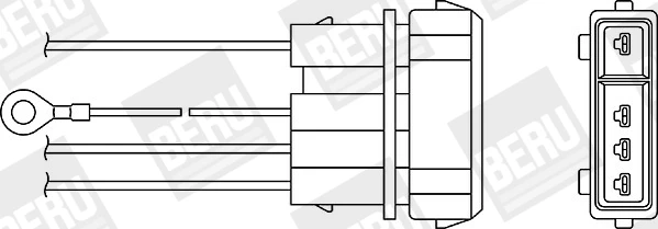 OZH012 BERU Лямбда-зонд (фото 2)