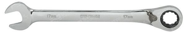 S1593-19 SWSTAHL Трещоточный – кольцевой гаечный ключ (фото 1)