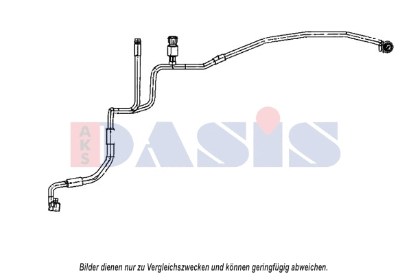 885820N AKS DASIS Трубопровод высокого давления, кондиционер (фото 1)