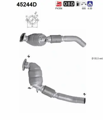 45244D AS Катализатор (фото 1)