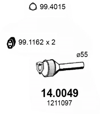14.0049 ASSO Катализатор (фото 1)