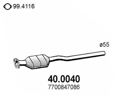 40.0040 ASSO Катализатор (фото 1)