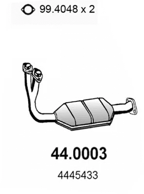 44.0003 ASSO Катализатор (фото 1)