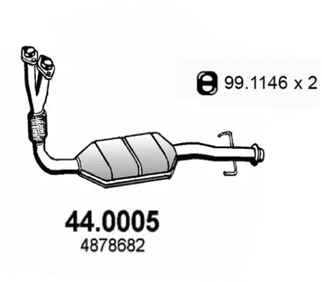 44.0005 ASSO Катализатор (фото 1)
