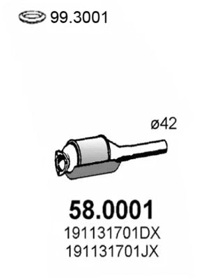 58.0001 ASSO Катализатор (фото 1)
