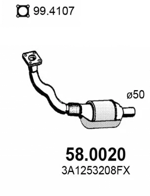 58.0020 ASSO Катализатор (фото 1)