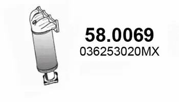 58.0069 ASSO Катализатор (фото 1)