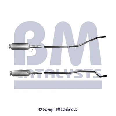 BM11019 BM CATALYSTS Сажевый / частичный фильтр, система выхлопа ОГ (фото 1)