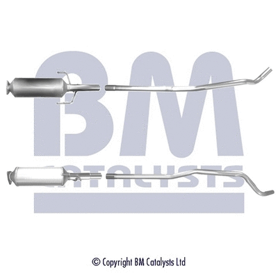 BM11020 BM CATALYSTS Сажевый / частичный фильтр, система выхлопа ОГ (фото 1)