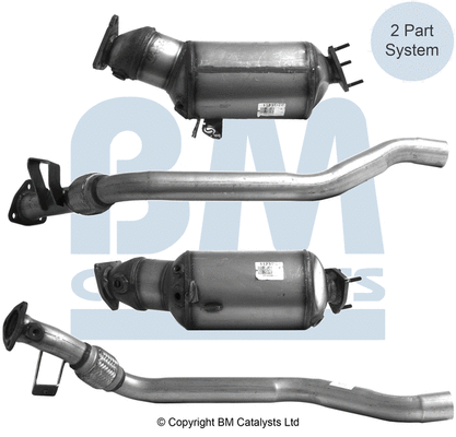 BM11402H BM CATALYSTS Сажевый / частичный фильтр, система выхлопа ОГ (фото 1)