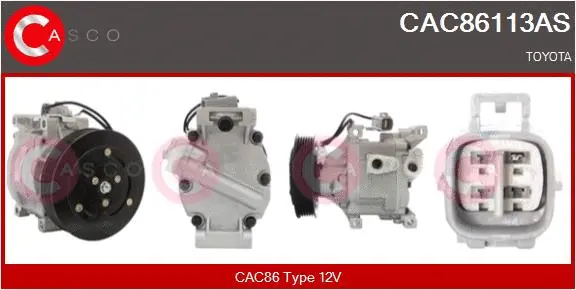 CAC86113AS CASCO Компрессор, кондиционер (фото 1)