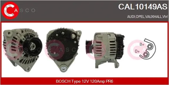 CAL10149AS CASCO Генератор (фото 1)