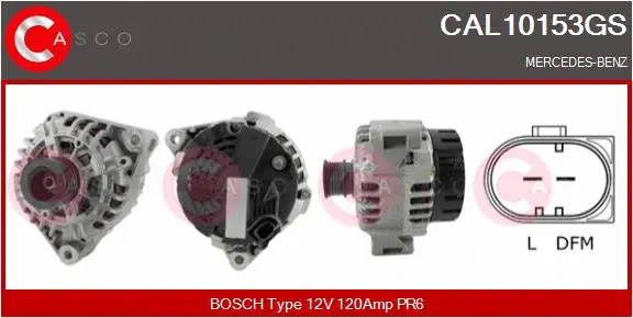 CAL10153GS CASCO Генератор (фото 1)