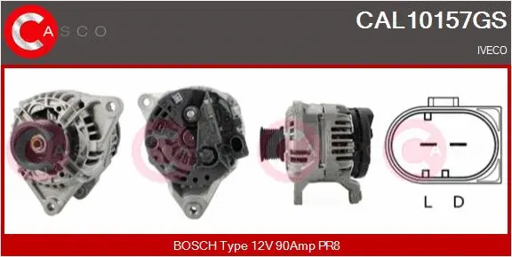 CAL10157GS CASCO Генератор (фото 1)