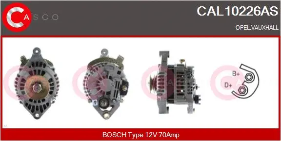 CAL10226AS CASCO Генератор (фото 1)