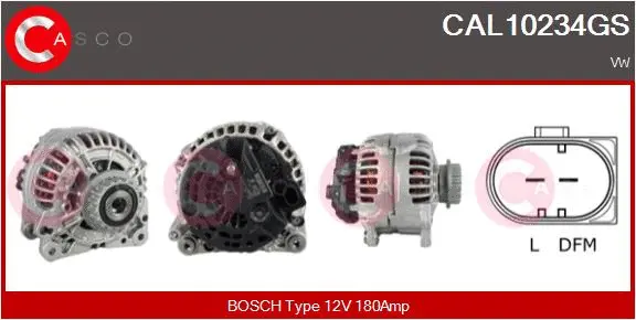 CAL10234GS CASCO Генератор (фото 1)