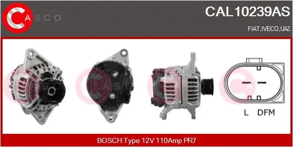 CAL10239AS CASCO Генератор (фото 1)