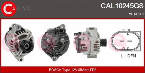 CAL10245GS CASCO Генератор (фото 1)