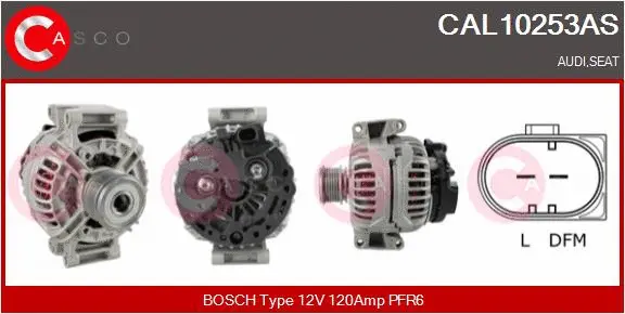 CAL10253AS CASCO Генератор (фото 1)