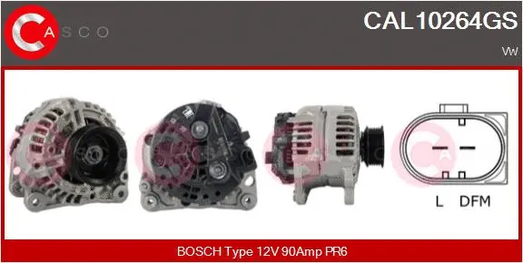 CAL10264GS CASCO Генератор (фото 1)