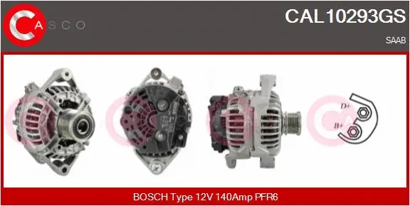 CAL10293GS CASCO Генератор (фото 1)
