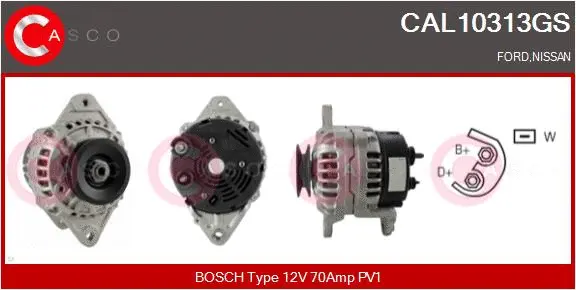 CAL10313GS CASCO Генератор (фото 1)