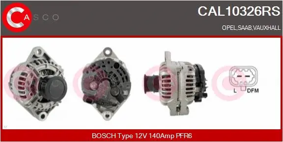 CAL10326RS CASCO Генератор (фото 1)