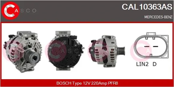 CAL10363AS CASCO Генератор (фото 1)