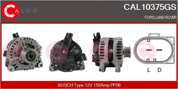 CAL10375GS CASCO Генератор (фото 1)