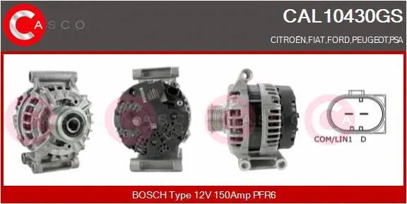 CAL10430GS CASCO Генератор (фото 1)