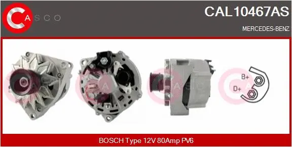 CAL10467AS CASCO Генератор (фото 1)