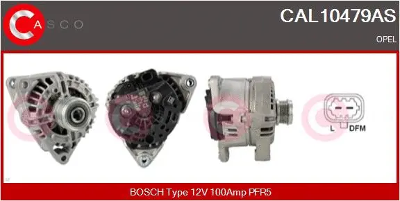 CAL10479AS CASCO Генератор (фото 1)